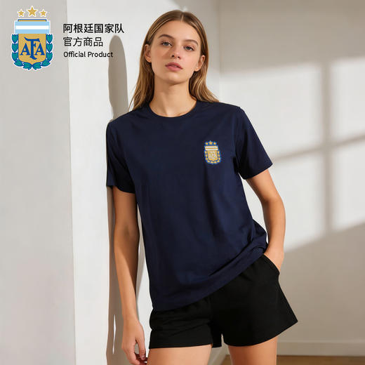 【官方正版】阿根廷国家队 | 球员创意印号T恤梅西春夏短袖透气 商品图3