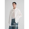 MAISON CECILE“春日已至”法语刺绣莱赛尔棉百搭简约随性白衬衫 商品缩略图2