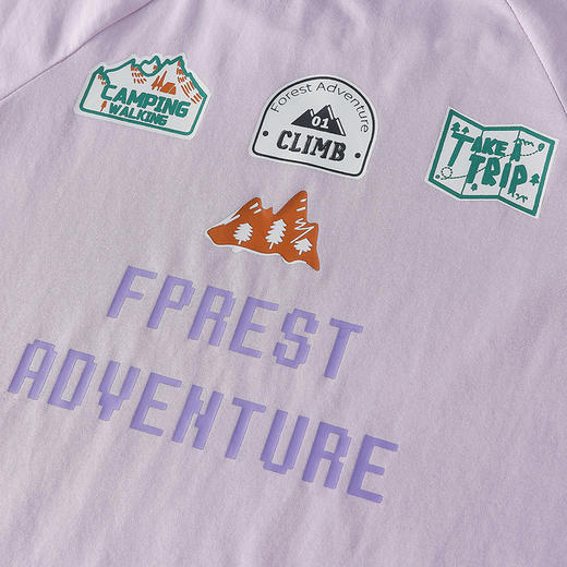 【10A抗菌】棉花堂夏款随性透气山系小凉皮童装短袖T恤-- FD61122 商品图6