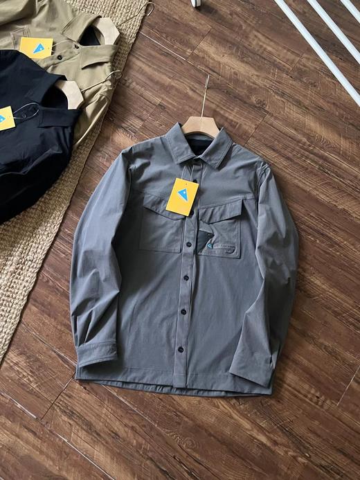 F030432户外轻量防晒轻量快干百搭立体剪裁长袖男款衬衫 商品图4