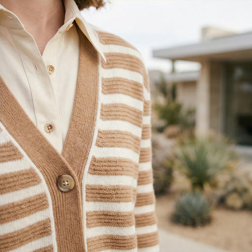 PALUOPO/PLV领女开衫ET23027R-A/约重325g帕罗 商品图4