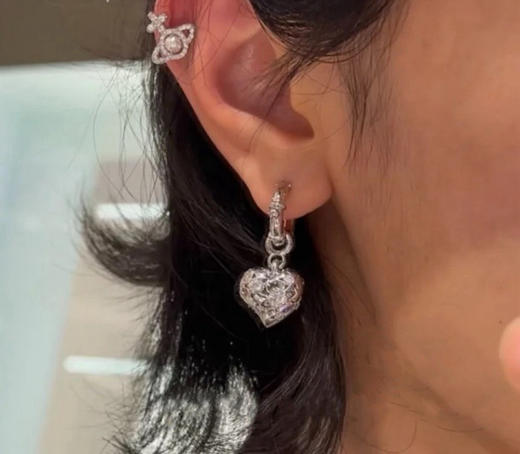西太后 绝美立体爱心耳环（XTY） 商品图3