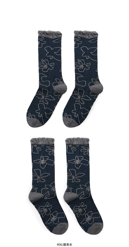 jnby  26年春款  中筒袜 6Q3N10200 商品图4