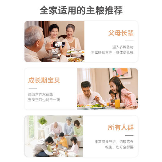 拾沃 15谷快熟杂粮 免泡免洗免搭配  一口吃到米麦豆  450g/盒 商品图4