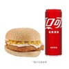 【套餐】鸡腿汉堡(奥尔良味)1个 + 可口可乐汽水330ml 1罐 商品缩略图0