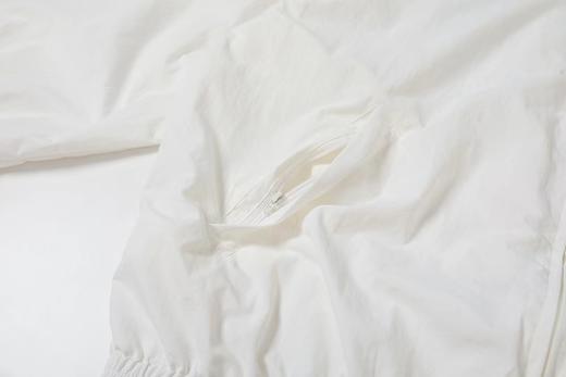 F0304126男女日常超宽松小高立领下摆松紧束腰设计网布冲锋衣外套 商品图13