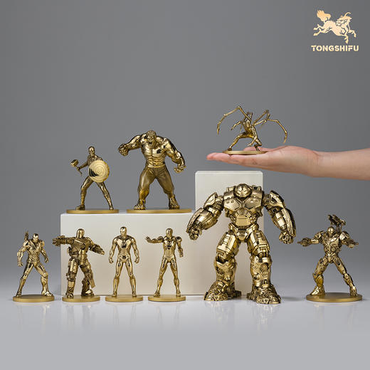 铜师傅《漫威英雄小号》漫威系列限量手办 潮玩周边模型铜摆件 商品图9
