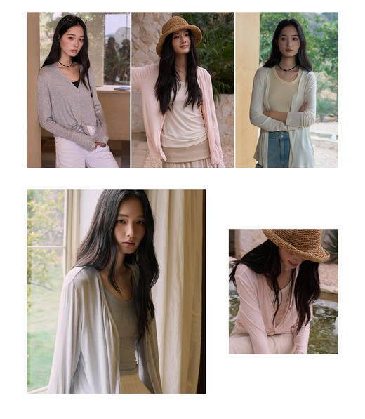 【多妈团购  零感开衫9786】开春必备，太温柔了~6.3%绵羊毛+3%桑蚕丝，软软糯糯，好舒服，自然垂感，显瘦百搭，和春天绝配-连横 商品图1