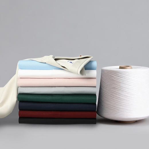 190g 60支云感莫代尔棉纯色二级贴胶布领短袖隐形暗扣POLO衫  ZT-S661# 商品图2