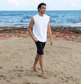 【防晒速干系列】SCHIESSER德国舒雅男士防晒速干运动休闲户外外穿宽肩背心39/27185V