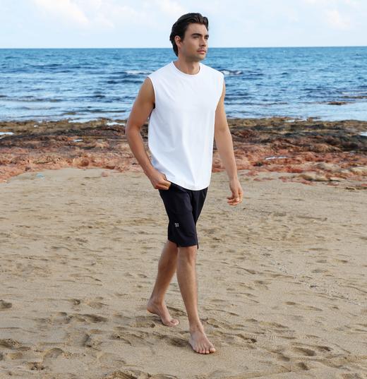 【防晒速干系列】SCHIESSER德国舒雅男士防晒速干运动休闲户外外穿宽肩背心39/27185V 商品图0