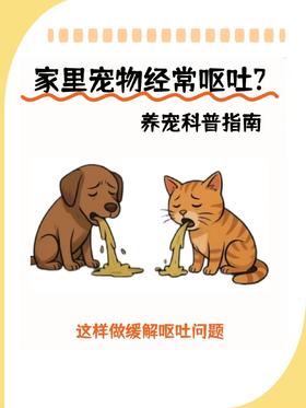 宠物经常呕吐你还不知道吗？不要再忽略啦！