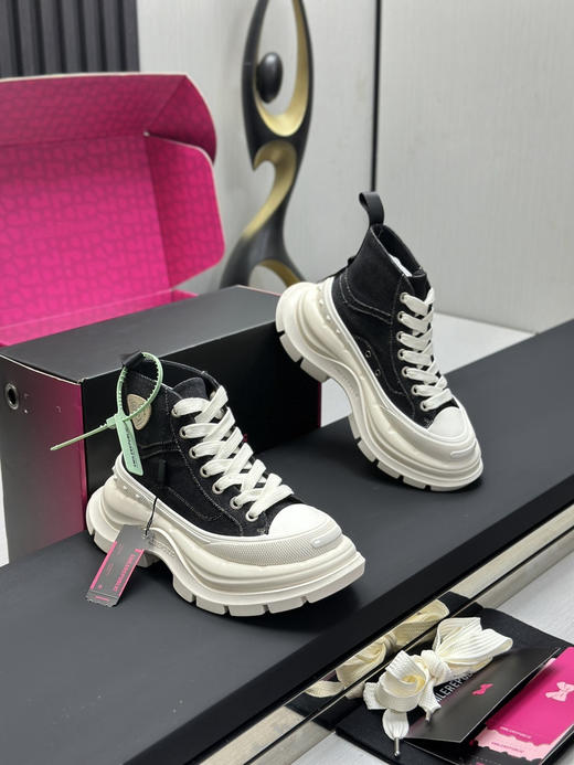 春季特惠💰450 新款厚底高帮 # SMILEREPUBLIC 厚底帆布鞋系列 商品图2