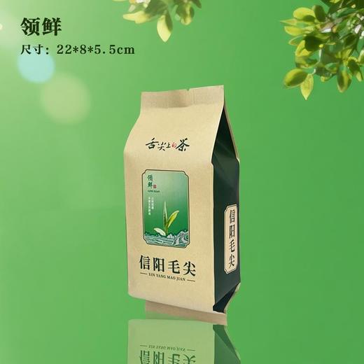 舌尖上的茶【牛皮纸.125g毛尖铝箔袋】18元一把.一把100个.满18把包邮 商品图0