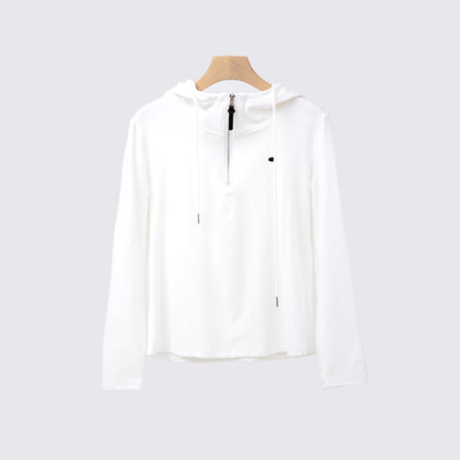 连帽半拉链长袖卫衣 商品图1