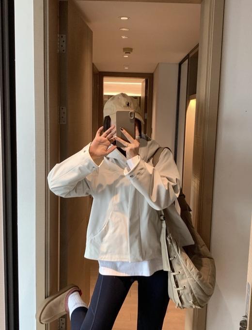 一店k （好东西！贸易公司订单货！）加绒小雨衣 | RepelShell 三防面料 背部抽绳加绒压胶冲锋衣全新冷热压胶工艺 不起皱  版型长短也哇塞  比例超赞！ 商品图9