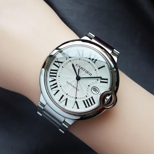 【95新】CARTIER 卡地亚WSBB0049自动机械机芯日期显示42MM（男款）蓝气球系列精钢150226NJT13 商品图8