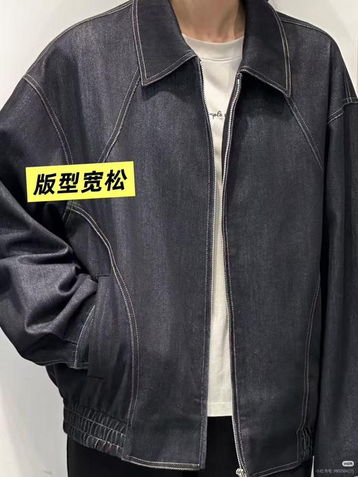 麦檬MEILLEURMOMENT男装翻领牛仔外套9H2110301 商品图2