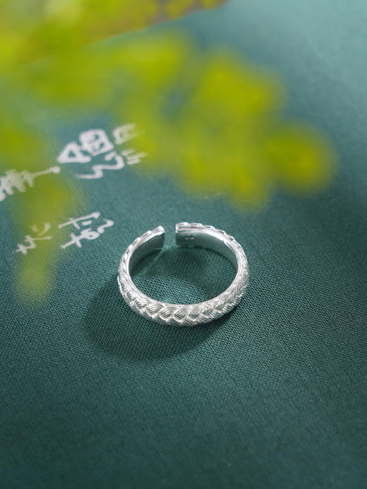 子佩集S990银【同心缕】戒指【QFJZ003】纯银花丝编织交织2405 商品图1