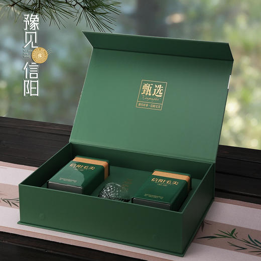 22元一套 / 一箱20套 豫见信阳【信阳毛尖 双罐 绿色 】 商品图2