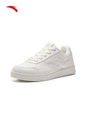 安踏百川丨经典平底板鞋女2026夏季新款小白鞋运动鞋122628015