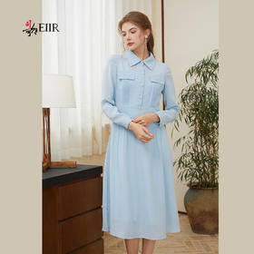 司歌衬衫连衣裙长袖显瘦春秋A921117Y