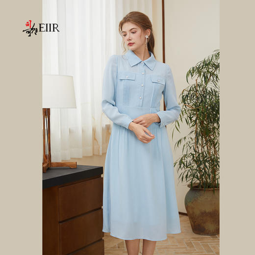 司歌衬衫连衣裙长袖显瘦春秋A921117Y 商品图0