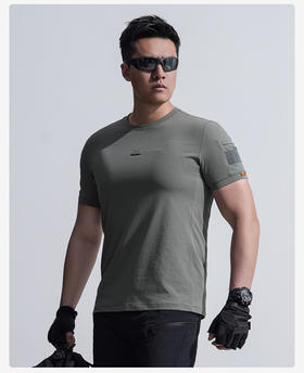 龙牙战之浩纤圆领短袖T恤