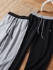 F030429新款廓形宽松弯刀通勤百搭舒适亲肤拼接卫裤休闲裤 商品缩略图4