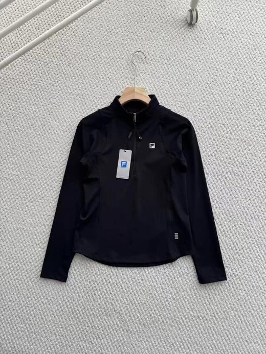 F030476立领青春减龄柔软亲肤收腰时髦长袖打底衣拼接剪裁上衣 商品图6