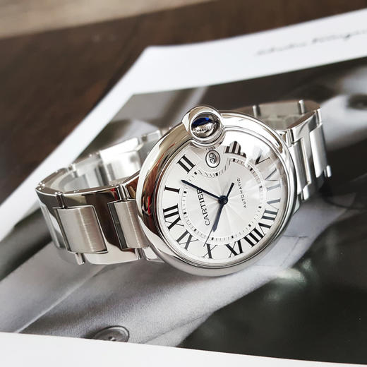 【95新】CARTIER 卡地亚WSBB0049自动机械机芯日期显示42MM（男款）蓝气球系列精钢150226NJT13 商品图5