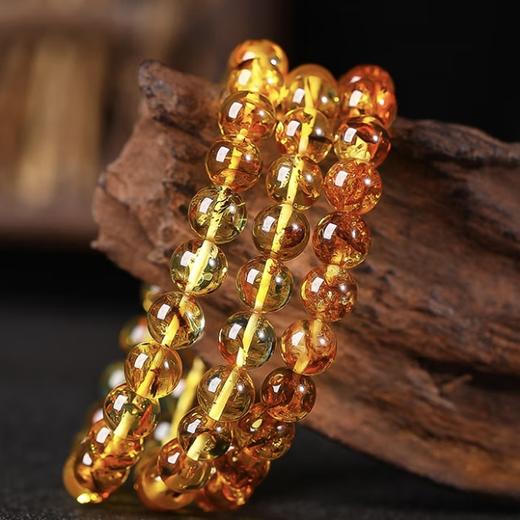 金珀纳福 天然花珀经典手串 商品图1