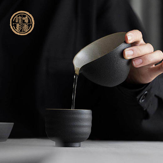 暗香疏影/老岩泥手拉胚诧寂风纯手工粗陶功夫茶具 商品图4