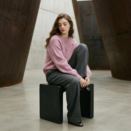 PALUOPO/PL圆领插肩女衫ET20058R-C/约重255g帕罗 商品图12