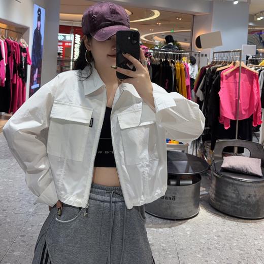 NC简约百搭下摆抽绳短外套51222（白）春季161011900321 商品图0