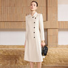 IWY/白色赫本风法式西装连衣裙女春季新款气质收腰中长裙Q1511 商品缩略图1