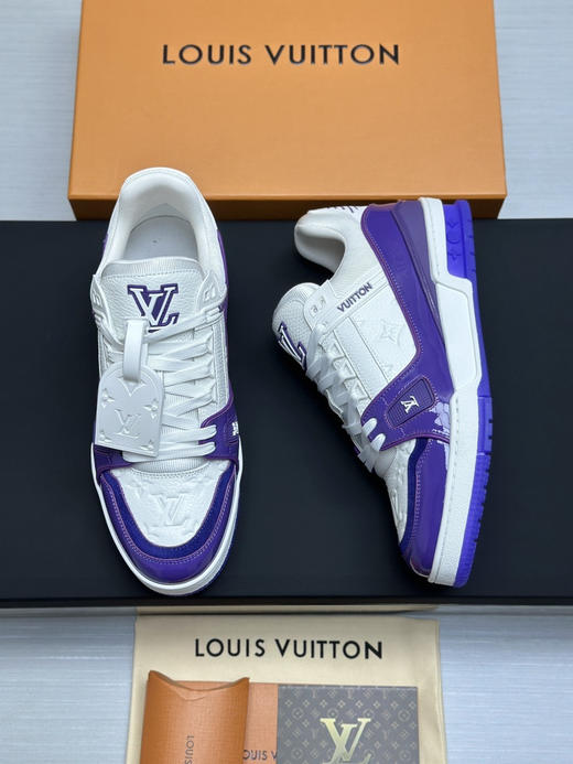 春季特惠💰650 LV 公司级 # 驴牌 Trainer 低帮休闲板鞋 商品图7