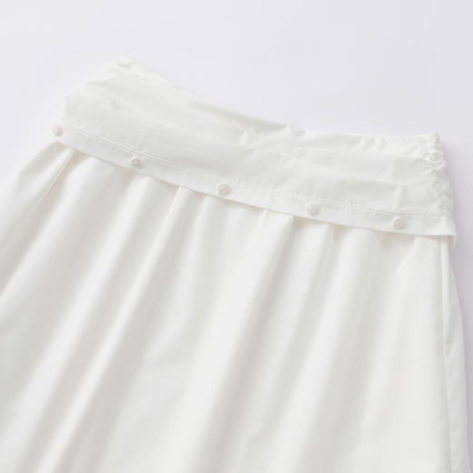 HERLIAN 2026年春夏新品腰头多层次褶皱设计半身裙女中长裙 商品图3