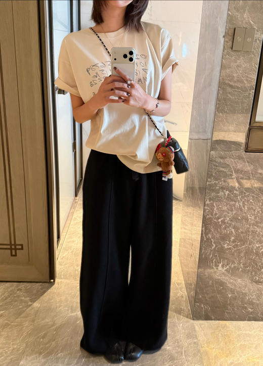 梅森马吉拉 字母印花圆领短袖T恤 商品图12