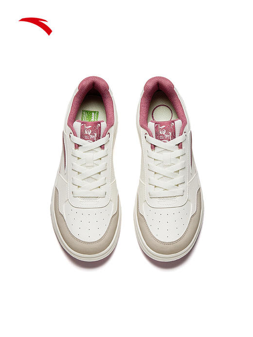 安踏百川丨经典平底板鞋女2026夏季新款小白鞋运动鞋122628015 商品图3