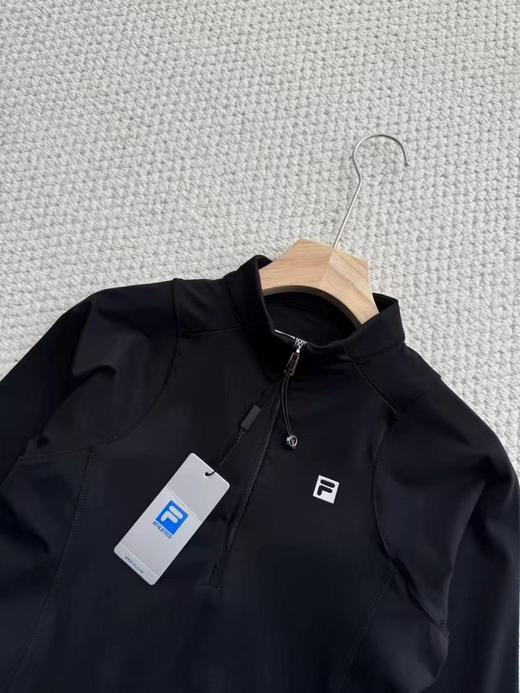 F030476立领青春减龄柔软亲肤收腰时髦长袖打底衣拼接剪裁上衣 商品图7