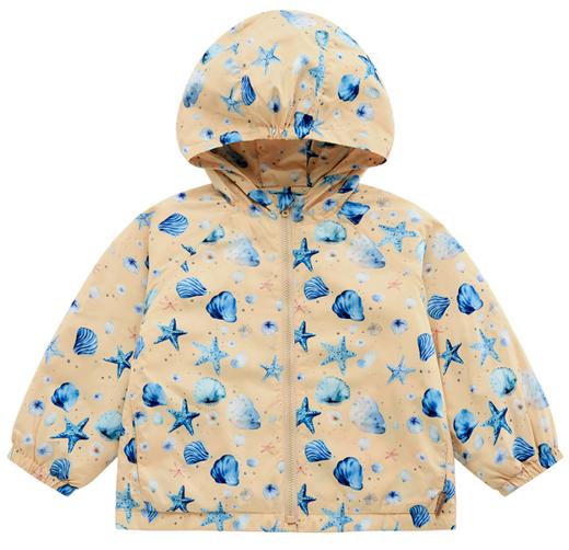 拉比童衣j6-1自然印花连帽外套LZAC102009 商品图2