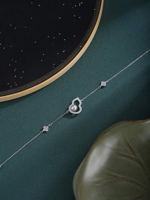 子佩集【福禄璀璨】银S925珍珠惜王妃套链手链【QJTL002】葫芦四叶草2602 商品图6