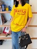 迪奥黄色短袖刺绣T恤 商品缩略图0