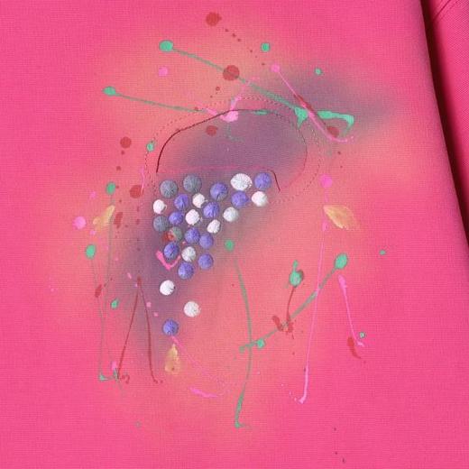 26T68SDSA男装2026新款潮牌多巴胺风短袖t恤彩珠喷绘宽松半袖上衣 商品图3