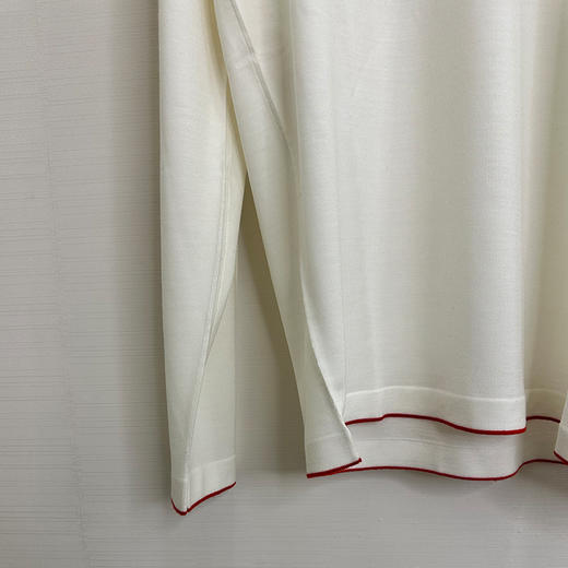 KITON 男士长袖针织衫 白色 UMM069901001 商品图2