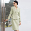 IWY/淡绿色西装裙女春轻熟收腰包臀裙通勤OL新25Q920 商品缩略图2