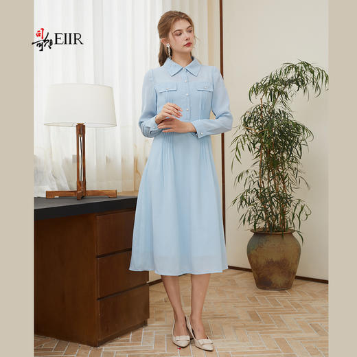 司歌衬衫连衣裙长袖显瘦春秋A921117Y 商品图4