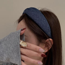 巴黎亚历山大经典牛仔发箍发饰头箍0304