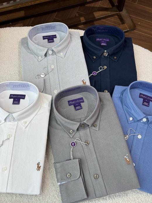 RL小马刺绣秋季经典版棉牛津布百搭春秋男士衬衫 商品图6